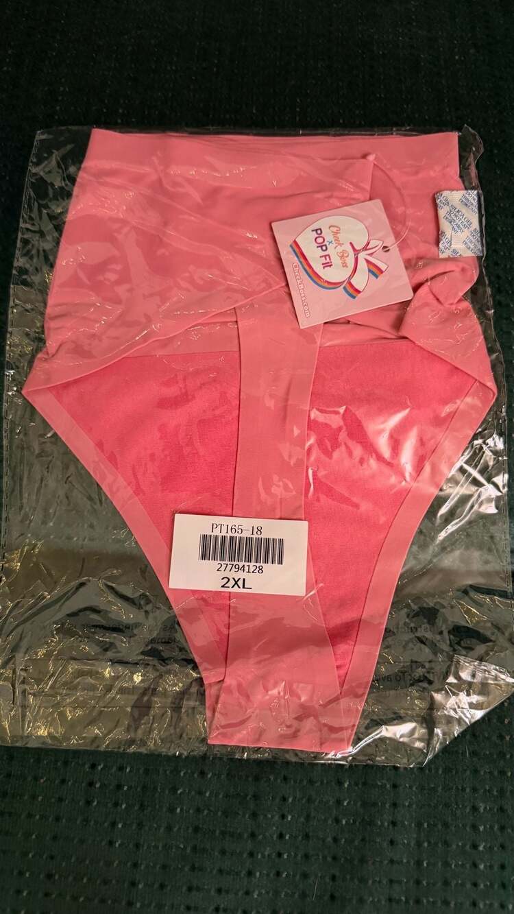 Cheek Boss x POP Fit High Waist Thong Panties Pink 2XL